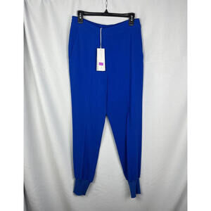 Stella McCartney Julia Stretch-Crepe Track Pants Bright Blue Size 42 IT, US M